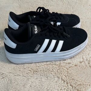 Adidas Classic Black and White Trainers
